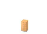 Schubladenschrank, 2 OH, B 400 x T 420 mm, Buche-Dekor