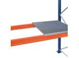 Schulte Lagertechnik Auflegbarer Gitterrost für Palettenregale, B 2225 x T 1100 mm, für Holmtiefe 50 mm, verzinkt, 2 Stück