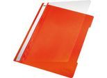 LEITZ® Schnellhefter 4191, DIN A4, PVC, 25 Stück, orange