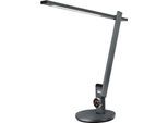Hansa-by-styro Beam LED-Tischlampe, stufenlos dimmbar, Memory-Funktion, Drehknopfsteuerung, dunkelgrau