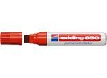edding 850 Permanent Marker, Keilspitze 5-16 mm, rot, 5 Stück