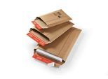 Versandtaschen mit Selbstklebeverschluss, Wellpappe, DIN B4, 290 x 400 mm, braun, 100 Stück