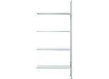 Fachbodenregal FBR 2200, Anbauregal, 4 Böden, 1025 x 300 mm