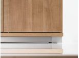 Schäfer Shop Genius Stahlsockel TETRIS WOOD, zurückgesetzt, für Querrollladenschränke B 1600 mm