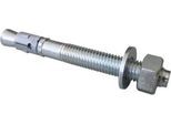 Schulte Lagertechnik Bodenanker für Palettenregal-Rahmen, 115 mm lang, verzinkt