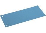 Schäfer Shop Select Trennstreifen, 2-fach-Lochung, bedruckbar, 100 Stück, B 240 x H 105 mm, Karton, blau