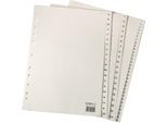 Papier-Register A4, einzeln, DIN A4 1-10, hellchamois