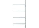 Fachbodenregal FBR 2200, Anbauregal, 4 Böden, 1025 x 400 mm