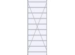 Grundregal R 3000, 10 Böden, B 1055 mm x T 600 mm, Böden lackiert