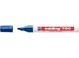 EDDING Lackmarker 750, 2-4 mm, blau, 1 Stück