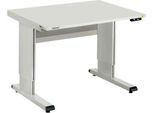 Treston Arbeitstisch Serie WB, mit Handkurbel, höhenverstellbar, 1500 mm