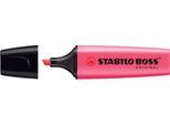 Textmarker STABILO® BOSS Original, Keilspitze, lichtbeständig, schnell trocknend, pink, 10 Stück