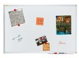 Franken Whiteboard X-tra!Line, Wandmontage im Hoch- & Querformat, Stahl weiß lackiert & Aluminiumrahmen, magnethaftend, Ablageschale, B 2400 x H 1200 mm