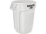 Rubbermaid Wertstoffsammler Brute, rund, Ø 560 x H 690 mm, 121 l, Kunststoff, weiß
