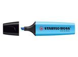 Textmarker STABILO® BOSS Original, Keilspitze, lichtbeständig, schnell trocknend, blau, 1 Stück