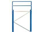 Schulte Lagertechnik Rahmenerhöhung für Ständerrahmen, T 1100 x H 500 mm, enzianblau RAL 5010