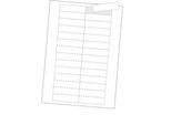 ORGATEX Kartoneinlagen Standard, weiß, 200 Stück, 27 x 100 mm