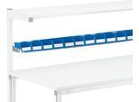 ESD-Kästenbord Treston, für Arbeitstisch TPH, B 1800 x T 141 x H 30 mm, Stahl, hellgrau