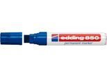 edding 850 Permanent Marker, Keilspitze 5-16 mm, blau, 5 Stück