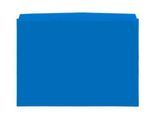 Orgatex Sichttaschen, A5 quer, blau, 10 St.