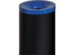 Sicherheitsabfallbehälter Grisu Color, 50L, schwarz/blau