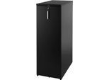Hochcontainer Big Tower BEXXSTAR, 3 Regalfächer, rechts, abschließbar, B 400 x T 800 x H 1155 mm, schwarz