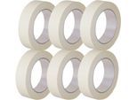 Kreppband, ideal für Malerarbeiten, Papier, L 50 m x B 30 mm, 10 Rollen