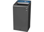 Rubbermaid Recyclingstation Configure, für Papier, mit Magnetverbindung, B 495 x T 489 x H 975 mm, 87 l, blau