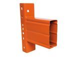 Schulte Lagertechnik Holmpaar LNS-DUO, Stärke 1,5 mm, T 50 x H 110 mm, Feldweite 1825 mm, Traglast 3143 kg/Holmpaar, orange