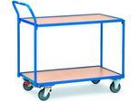 Tischwagen mit 2 Etagen, 850 x 500 mm