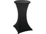 Stehtisch-Husse, ø 800/850 mm,schwarz