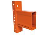 Schulte Lagertechnik Holmpaar EGN-DUO, Stärke 1,8 mm, T 50 x H 165 mm, Feldweite 3600 mm, Traglast 4000 kg/Holmpaar, orange