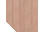 Trapezplatte ULM, B 1200 x T 1200 mm, Nussbaum-Dekor