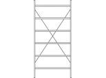 Grundregal R 3000, 6 Böden, B 1055 mm x T 300 mm, Böden lackiert