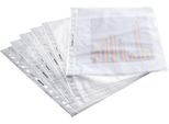 Schäfer Shop Select Prospekthülle Standard, DIN A4, oben offen, 0,05 mm, 100 Stück, klar, genarbt