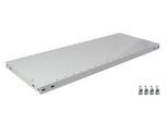 SCHULTE Lagertechnik Zusatz-Fachboden MULTIPlus 250, 750x600 mm, 40 mm Kante, mit 4 Fachbodenträgern