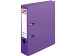 herlitz Ordner maX.file protect plus, DIN A4, Rückenbreite 80 mm, violett