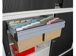 Auszugsperre, für Querrollladenschrank, für 2 Ordnerhöhen