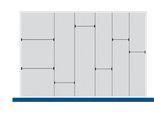 Trenn-/Steckwand-Sortiment, 5 Trennwände, 7 Steckwände, für Serie Verso, für Fronthöhe Schublade 100/125 mm, H 77 mm