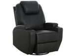 P & B Massagesessel, Schwarz, Metall, 86x110x96 cm, Relaxfunktion, Massagefunktion, Wippfunktion, Wohnzimmer, Sessel, Massagesessel