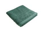 Bio:Vio Duschtuch , Dunkelgrün , Textil , Uni , 70x140 cm , Gots , saugfähig, hochwertige Qualität, schadstoffgeprüft , Heimtextilien, Badtextilien, Duschtücher