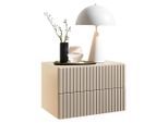 Boxxx Nachtschrank, Kaschmir, Holzwerkstoff, 2 Schublade(n) Schubladen, 42x28x30 cm, hängend, Schlafzimmer, Nachttische