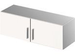 Schäfer Shop Genius Aufsatzschrank TETRIS SOLID, Stahlkorpus, 1 OH, B 1200 mm, weiß/weißalu