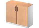 Schäfer Shop Genius Flügeltürenschrank TETRIS SOLID, 2 OH, B 1000 mm, abschließbar, mit Abdeckplatte