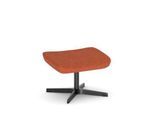 Nowy Styl Beinauflage Barrique, für Drehsessel Barrique, bis 110 kg, Polyesterbezug/Aluminium, cinnamonbraun/schwarz
