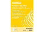 Schäfer Shop Select Wetterfeste Etiketten, 99,1 x 42,3 mm, Polyester weiß, 20 Blatt