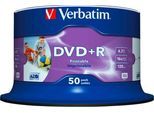 Verbatim DVD+R AZO Wide Inkjet Printable, Kapazität 4,7 GB, 50er-Spindel