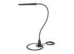 LED-Tischleute Bauer & Böcker Comet, 10 W, 960 lm, 2700-5500 K, dimmbar, neigbar, Gestensteuerung, L 750 mm, Aluminium, schwarz-grau
