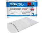 WIPEX WET Waschhandschuhe, 1-lagig, getränkt, pH-neutral, Polyester/Viskose, weiß, 24 x 8 Stück