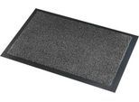 Fußmatte Savane, mit Bürsteneffekt, B 600 x L 900 mm, waschbar, grau